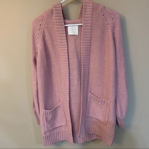 Pink ultra flirt cardigan